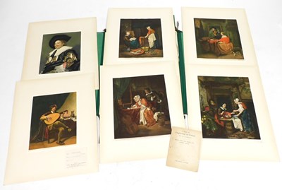 Lot 187 - A portfolio of mezzotint engravings, c1950,...