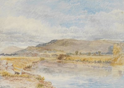 Lot 189 - L Dawson (British 19thC). The Vale of Llanrust,...
