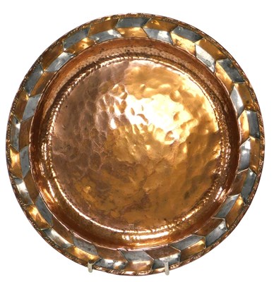 Lot 194 - An early 20thC Arts and Crafts copper and...