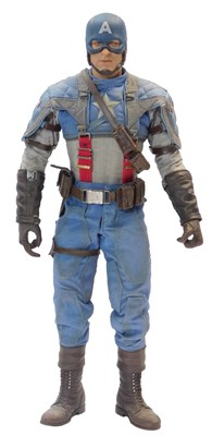 Lot A Hot Toys Movie Masterpiece Series Captain...