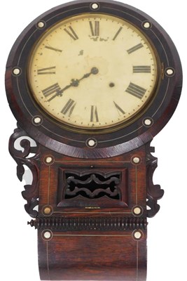 Lot 243 - A Victorian rosewood and mother of pearl inlay...