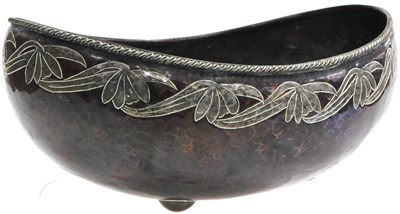 Lot 261 - An Arts and Crafts copper and pewter bowl, by...