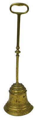 Lot 263 - A late 19thC brass and cast iron doorstop, of...
