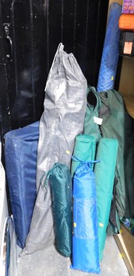 Lot 1021 - Camping equipment, to include folding chairs,...