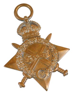 Lot 342 - A WWI 1914-15 Star, named to Pte A Roberts, N...