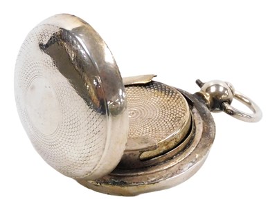 Lot 390 - A George V silver sovereign holder, with...
