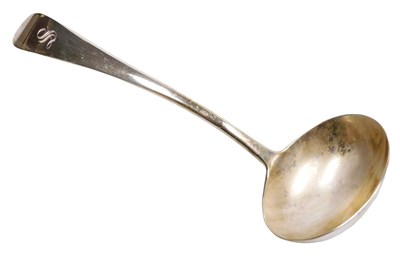 Lot 387 - A George III silver Old English pattern cream...
