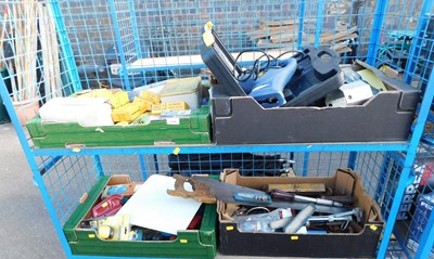 Lot 1134 - Various hand tools, together with a Power...
