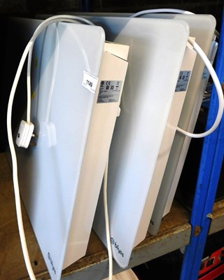 Lot 1149 - Three Blyss electric flat panel heaters.