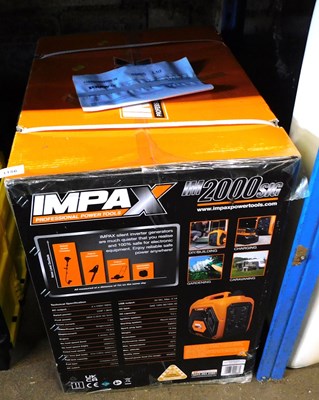Lot 1156 - An Impax 2.0kw inverter generator, boxed.
