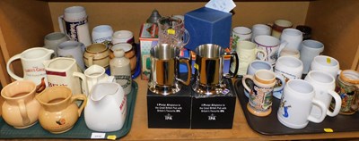 Lot 2034 - Beweriana, to include jugs, tankards, etc., to...