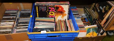 Lot 2047 - Various CDs, LPs, 45rpm singles, etc. (1 shelf)