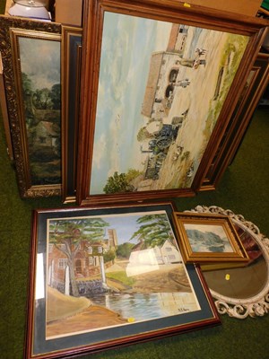 Lot 2053 - Various pictures, prints, etc., depicting...
