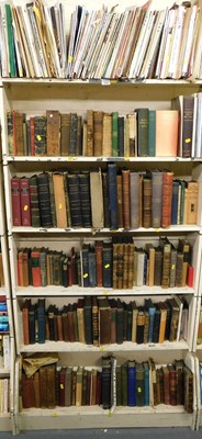 Lot 1212 - Various books. 19thC leather bindings, to...