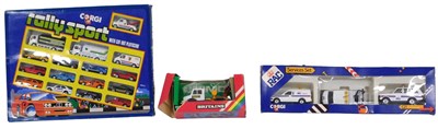 Lot 429 - A Corgi diecast Rally Sport set, with cut out...