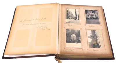 Lot 478 - A late 19thC photograph album of a three week...