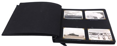 Lot 485 - An early 20thC photograph album of HMS Berwick,...