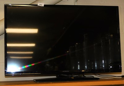 Lot 2082 - A Hitachi 32" television, with lead, lacking...