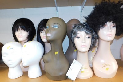 Lot 2088 - A quantity of mannequin heads, some by Sleek,...