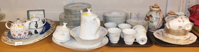 Lot 2115 - A Crescent china part tea and dinner service,...
