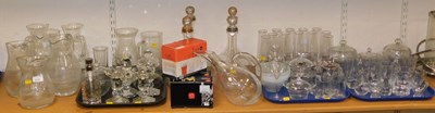 Lot 2133 - Glassware, to include various jugs, candle...