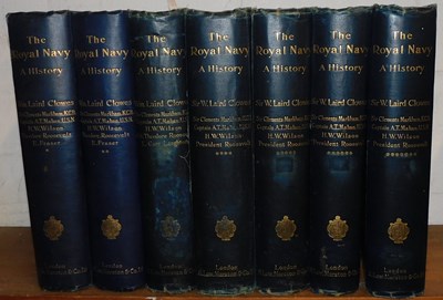 Lot 469 - Naval books. Clowes (William Liard) The Royal...