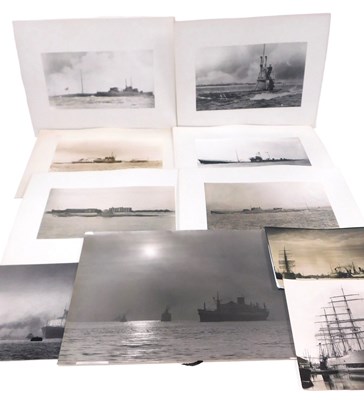 Lot 488 - A group of oversized naval and mercantile...