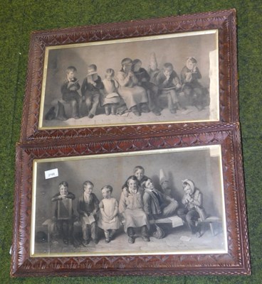 Lot 2168 - After Thomas Webster. The Frown-The Smile,...