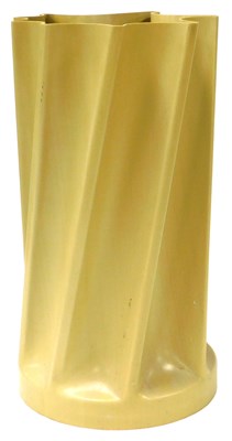 Lot 494 - A late 20thC Totiglione mustard coloured waste...