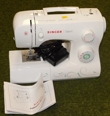 Lot 2171 - A Singer Talent electric sewing machine, with...