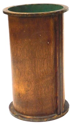 Lot 495 - An early 20thC bentwood and copper bound stick...