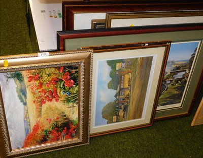Lot 2176 - Various pictures, prints, etc., to include...
