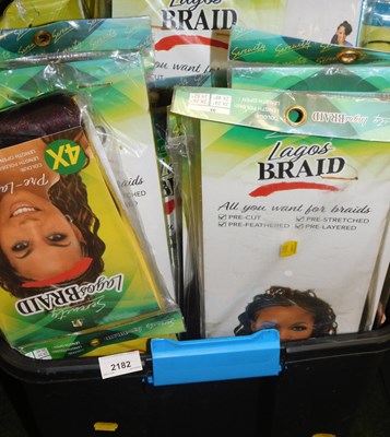 Lot 2182 - A quantity of Serenity Lagos braid hair pieces.