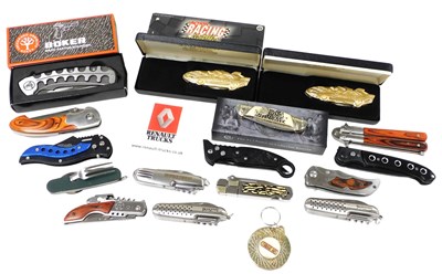 Lot 502 - Assorted pocket knives, including Boker,...