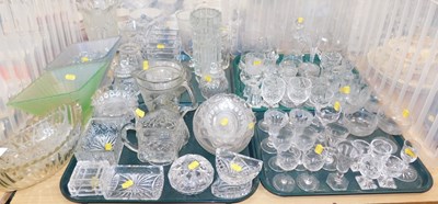 Lot 2187 - Glassware, to include drinking glasses, vases,...