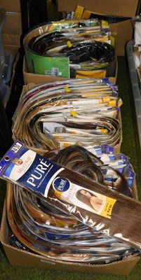 Lot 2215 - A quantity of human and synthetic hair...