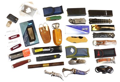 Lot 508 - Assorted pocket knives, Boker, Hertbertz, and...