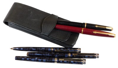 Lot 517 - A Waterman three pen and pencil set, with a...
