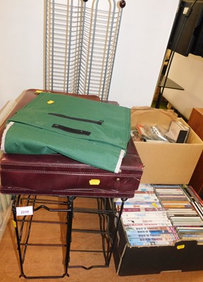 Lot 2239 - Various DVDs, CDs, cassettes, together with a...