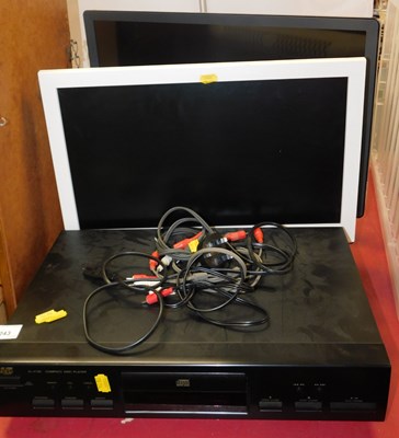 Lot 2243 - An LG 22" flat screen television, with lead...