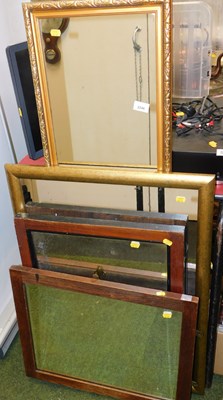 Lot 2246 - A quantity of wall mirrors, comprising two...