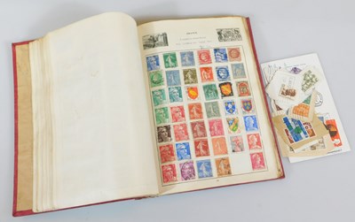 Lot 2261 - A Cardinal illustrated loose leaf stamp album,...