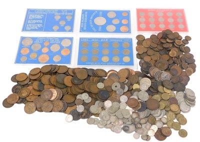 Lot 525 - George V and later silver and copper coinage,...