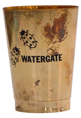 Lot 530 - A late 20thC gilt plastic Watergate beaker,...