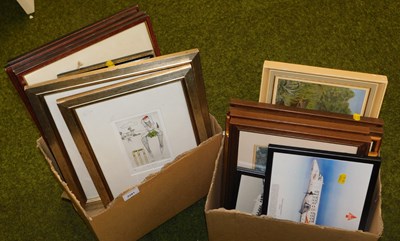 Lot 2281 - Pictures, prints, etc., to include Tim, A...
