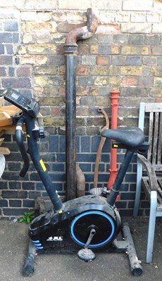 Lot 1216 - A vintage drain pipe and fixing, pump handle,...