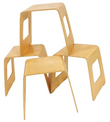 Lot 602 - A set of late 20thC Ikea bentwood Benjamin...