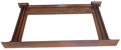 Lot 606 - An early 20thC mahogany overmantel...