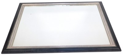 Lot 607 - A contemporary black and silver plated...