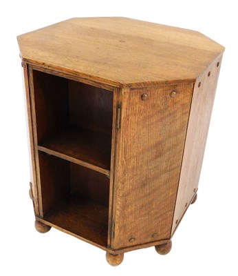 Lot 648 - An early 20thC oak drinks cabinet, of...
